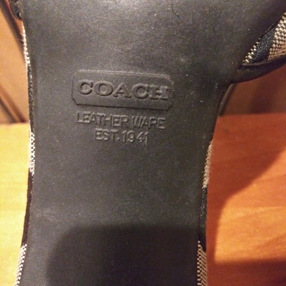 $250 NEW Authentic Coach High Heels Size 7.5 - Picture 7 of 8